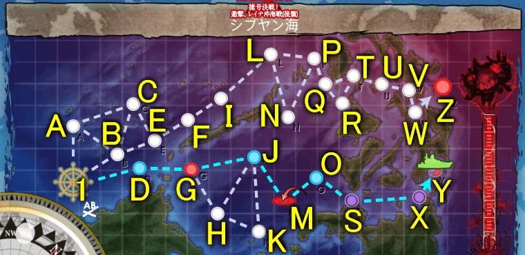 海域図（ギミックSXYマス解除）