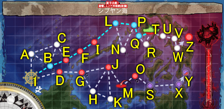 海域図（ギミックTマス解除）